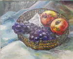Grape and apples